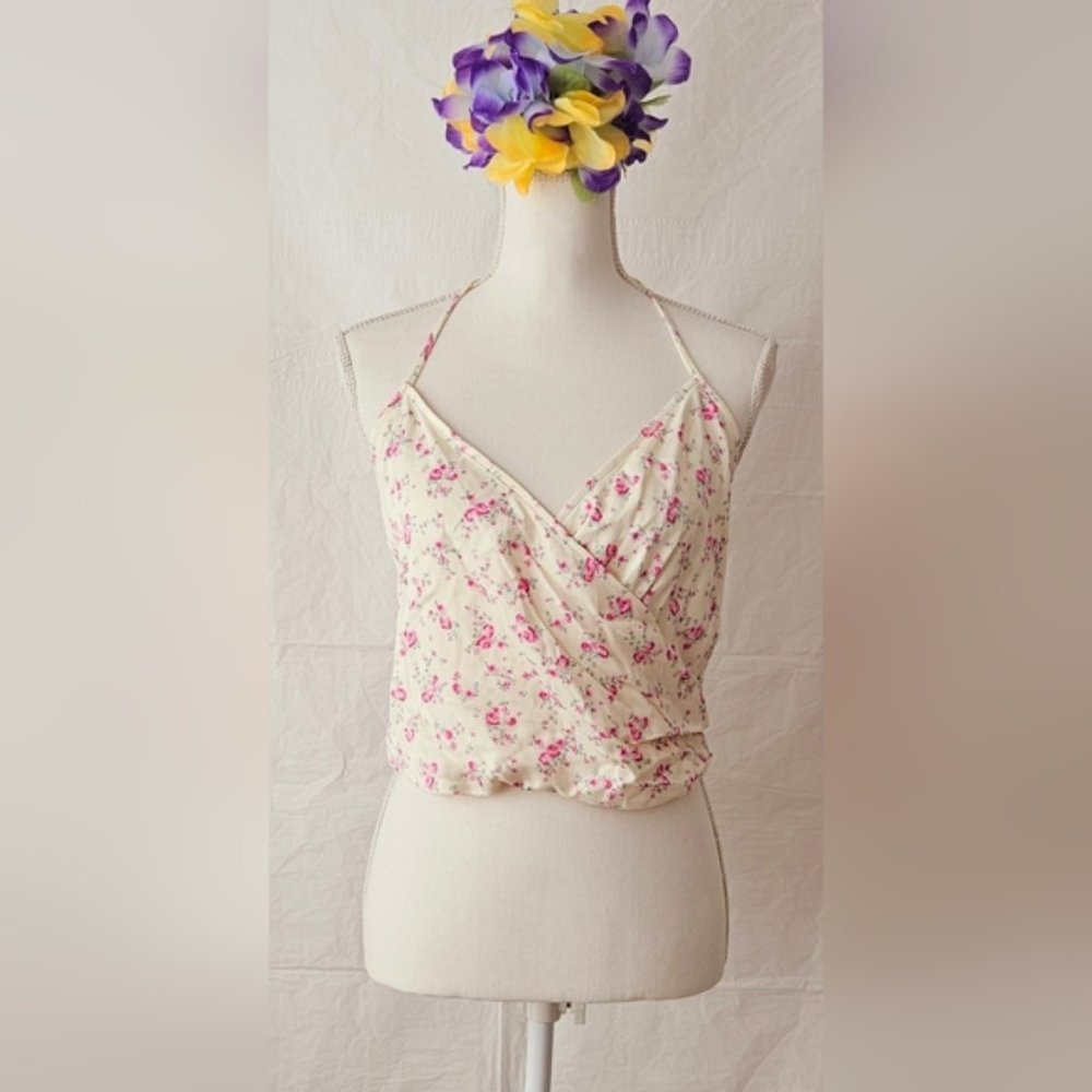 ZARA Tie Halter Top